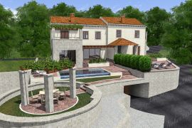 Zemljište sa započetom izgradnjom dvojnih kuća s bazenima u zelenilu - Dubrovnik okolica, Dubrovnik - Okolica, Tierra