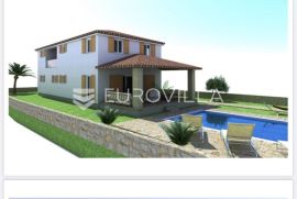 Istra, Barban - građevinsko zemljište s projektom i dozvolom, 784 m2, Barban, Γη