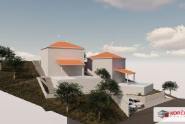 Atraktivno građevinsko zemljište na Prižbi s projektnom dokumentacijom i spektakularnim panoramskim , Blato, Arazi