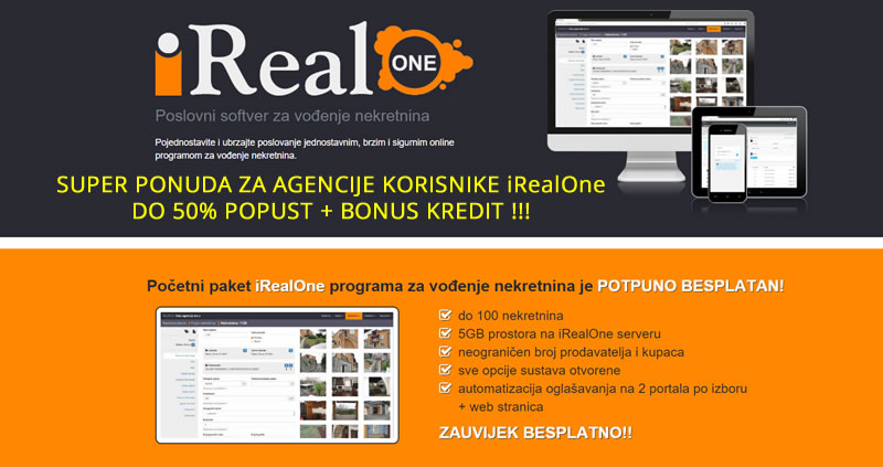 iRealOne program za nekretnine